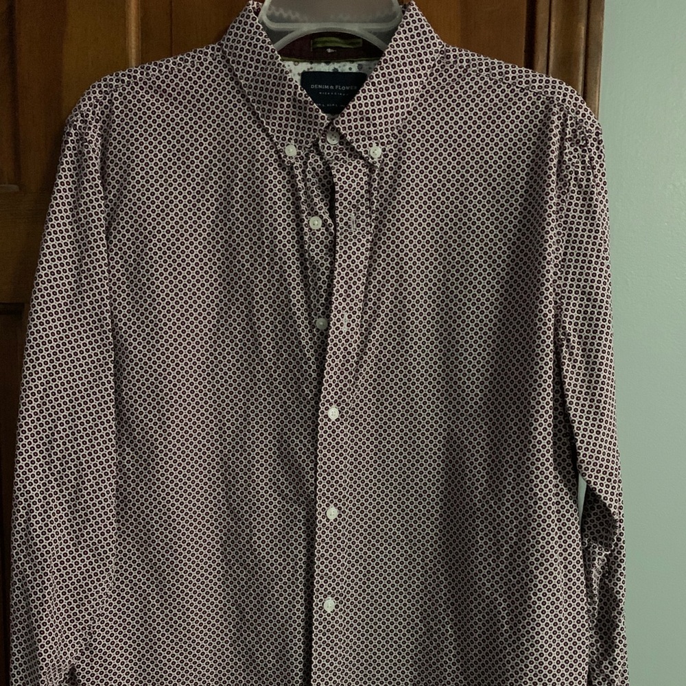 Denim & Flower (Ricky Singh) Button Shirt (Large)